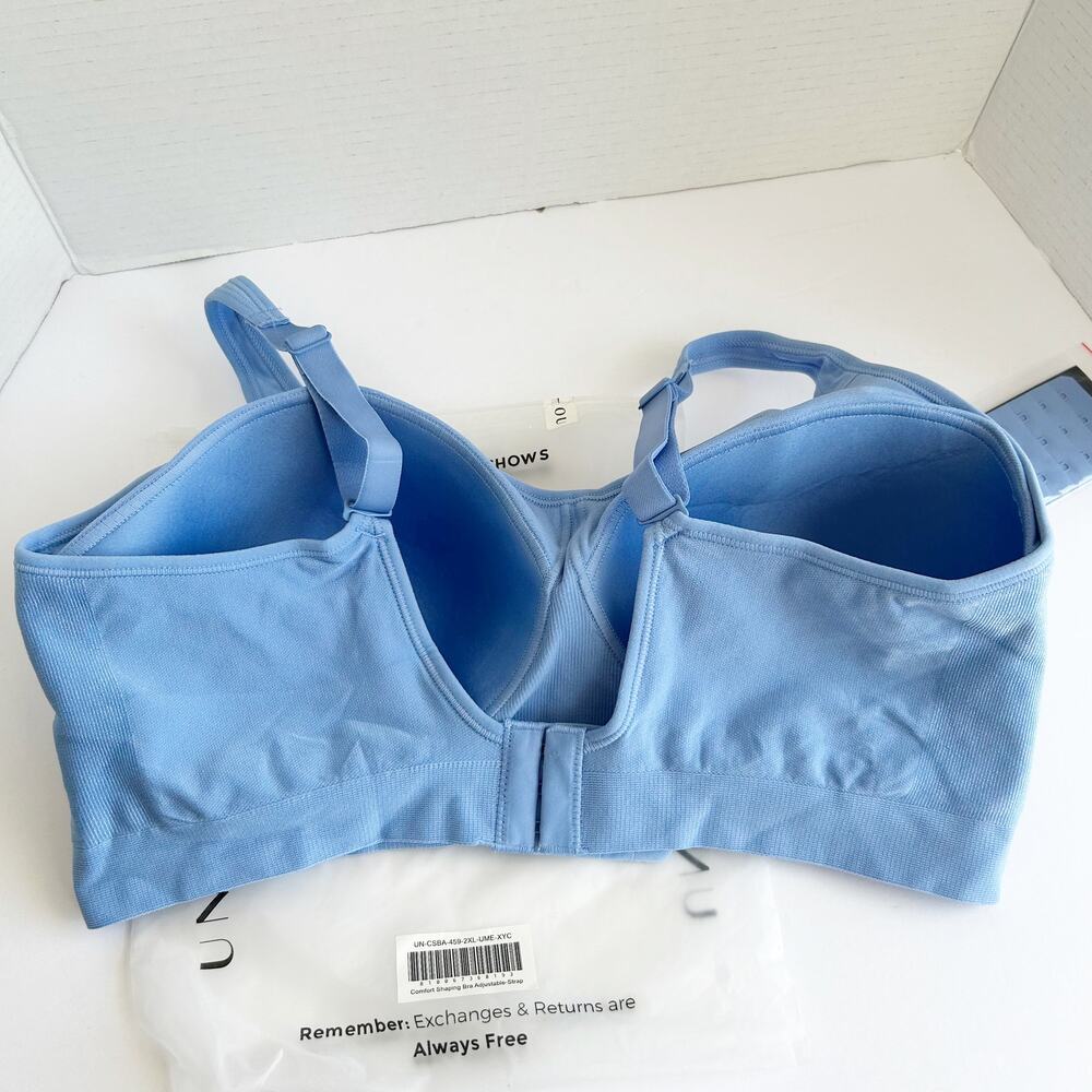 Underoutfit Comfort Shaping Bra Size 3XL Adjustable Straps NWT Ultramarine 459 - Picture 3 of 9